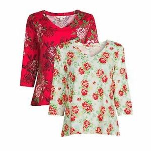 Brand New With Tag! The Pioneer Woman LS V-Neck Tee